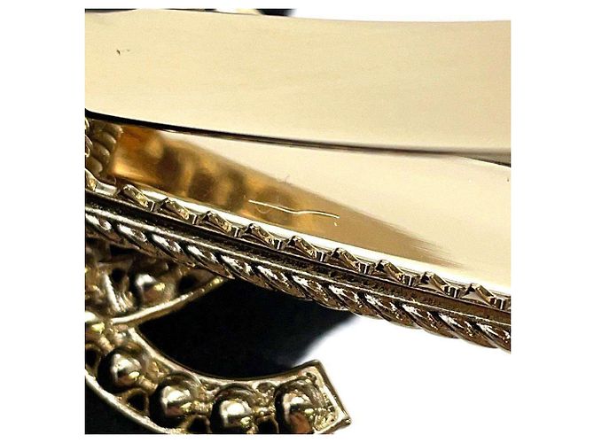 Fermaglio per capelli Chanel con il marchio Coco D'oro - vista 5