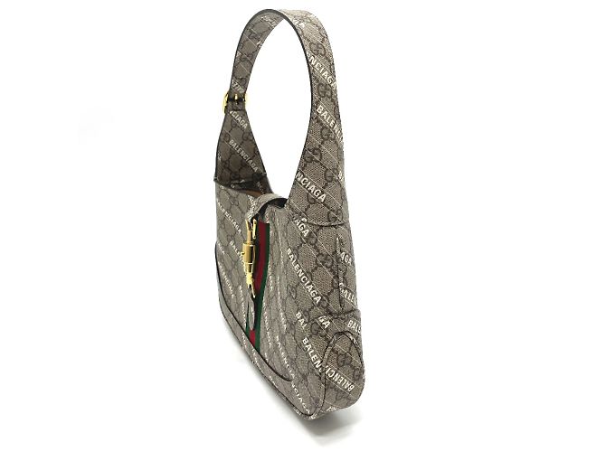 Sac à main Gucci 636706 Collaboration Balenciaga Beige - vue 3