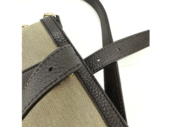 Borsa a Spalla Gucci Beige GG 2WAY - vista 11