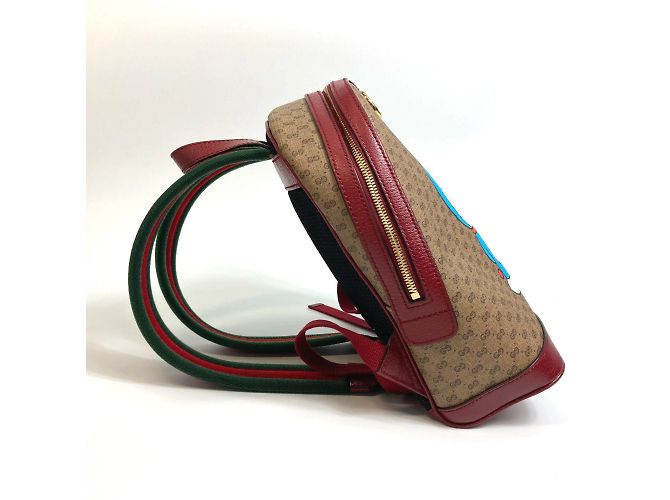 Zaino GG Supreme Gucci 647816 Beige - vista 3