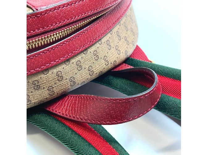 Zaino GG Supreme Gucci 647816 Beige - vista 8