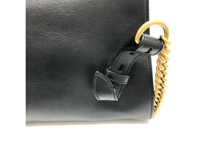 Schwarzer Leder-Rucksack von Gucci - Ansicht 18
