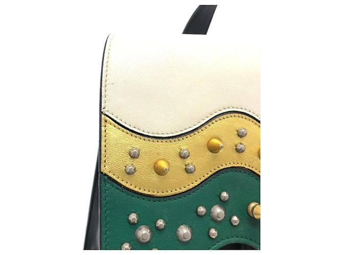 Schwarzer Leder-Rucksack von Gucci - Ansicht 7