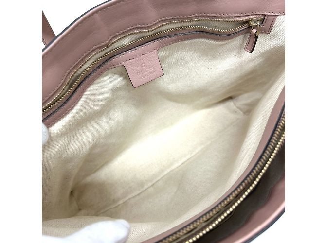 Gucci Beiger Lackleder-Shopper - Ansicht 10