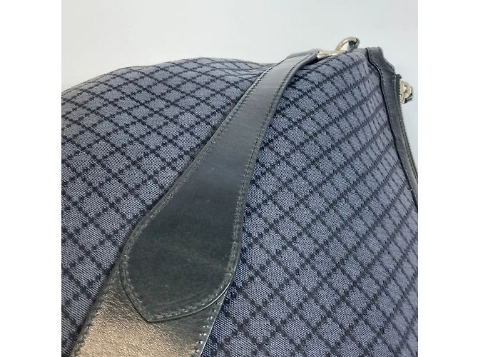 Borsa a spalla Gucci nera e grigia Nero - vista 10
