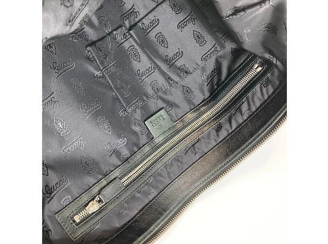 Borsa a spalla Gucci nera e grigia Nero - vista 13