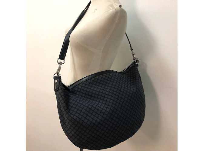 Borsa a spalla Gucci nera e grigia Nero - vista 14