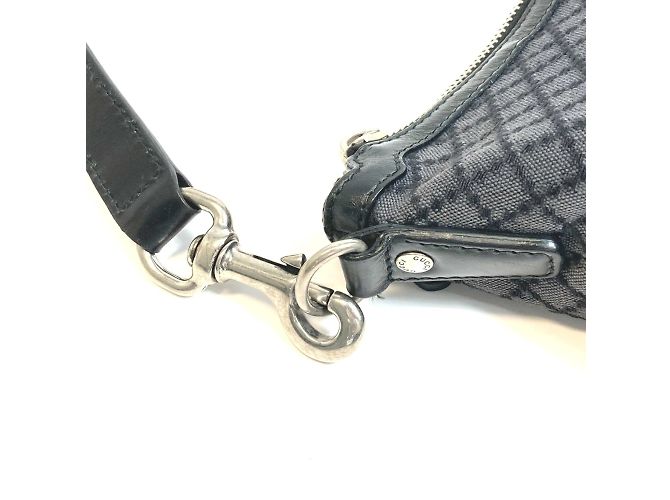 Borsa a spalla Gucci nera e grigia Nero - vista 4