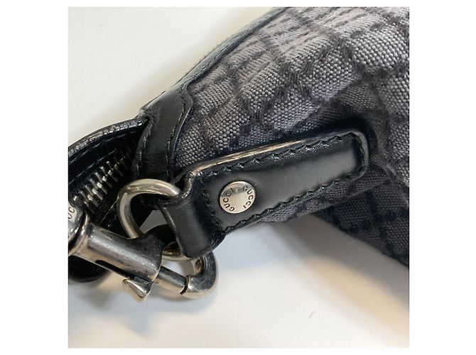 Borsa a spalla Gucci nera e grigia Nero - vista 8