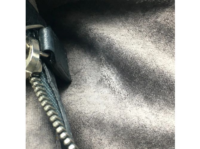 Borsa a spalla in pelle grigia Gucci Marrone - vista 10