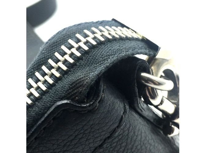 Borsa a spalla in pelle grigia Gucci Marrone - vista 8