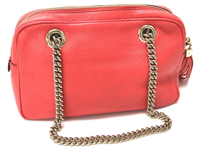 Borsa a Spalla Gucci Interlocking G Rosa - vista 3