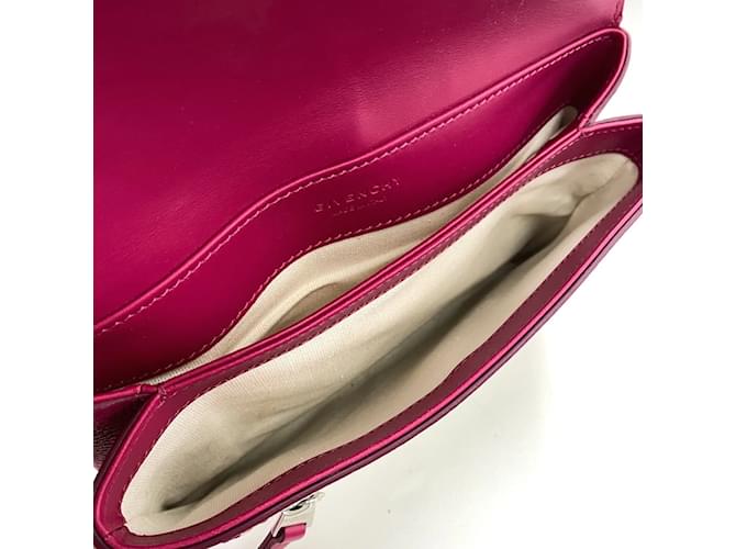 Borsa a spalla in pelle rosa Givenchy - vista 12
