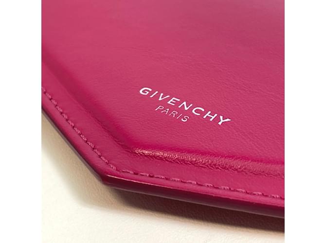 Borsa a spalla in pelle rosa Givenchy - vista 15