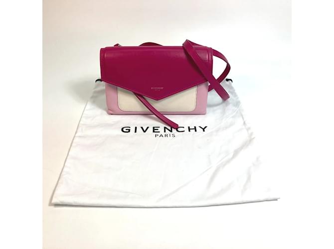 Borsa a spalla in pelle rosa Givenchy - vista 16