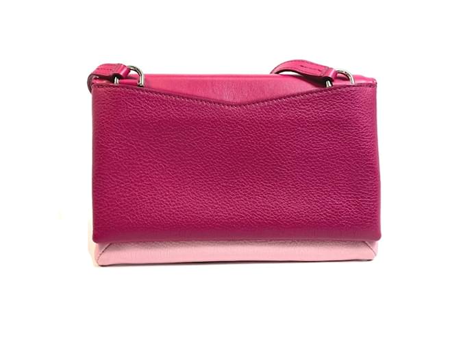 Borsa a spalla in pelle rosa Givenchy - vista 2