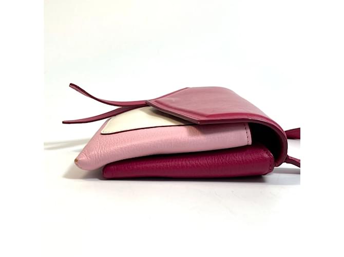 Borsa a spalla in pelle rosa Givenchy - vista 3