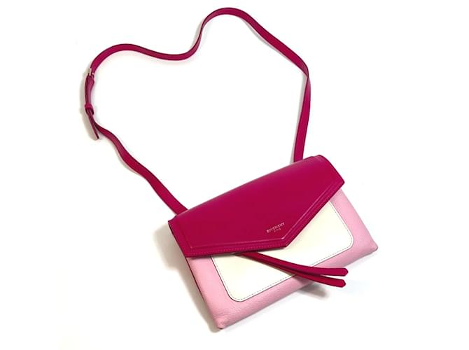 Borsa a spalla in pelle rosa Givenchy - vista 4