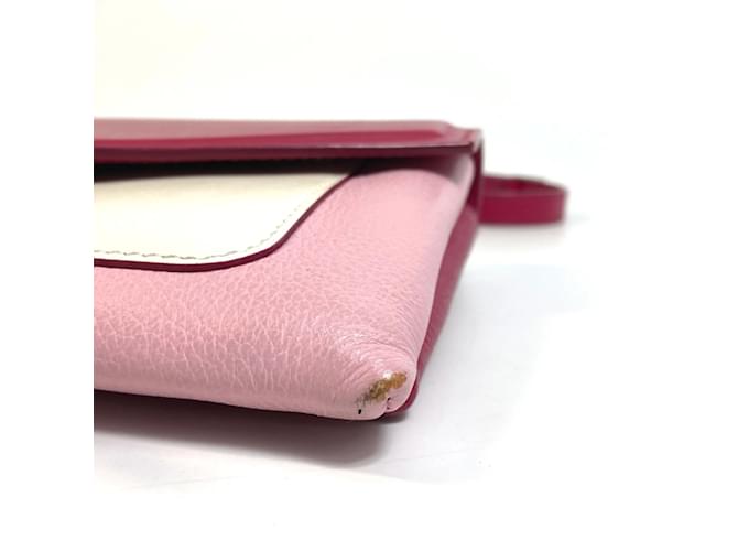 Borsa a spalla in pelle rosa Givenchy - vista 7