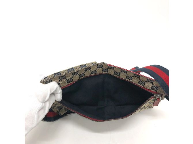 Gucci 28566 Marsupio GG/Logo Blu navy - vista 11
