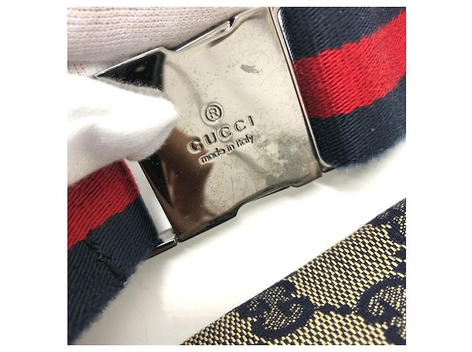 Gucci 28566 Marsupio GG/Logo Blu navy - vista 12