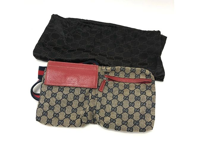 Gucci 28566 Marsupio GG/Logo Blu navy - vista 13