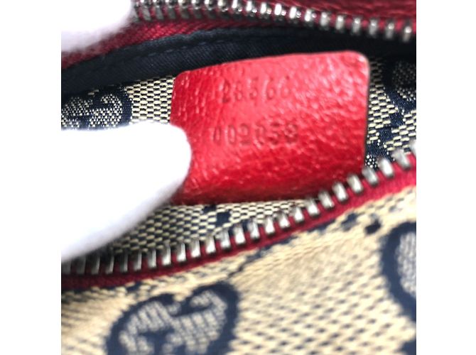 Gucci 28566 Marsupio GG/Logo Blu navy - vista 7
