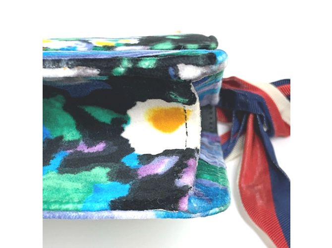 Borsa a spalla con nastro floreale Gucci - vista 15