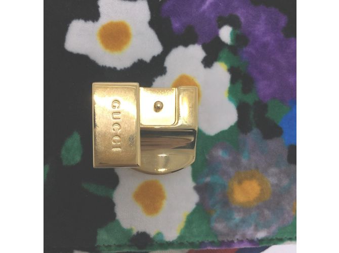 Borsa a spalla con nastro floreale Gucci - vista 6