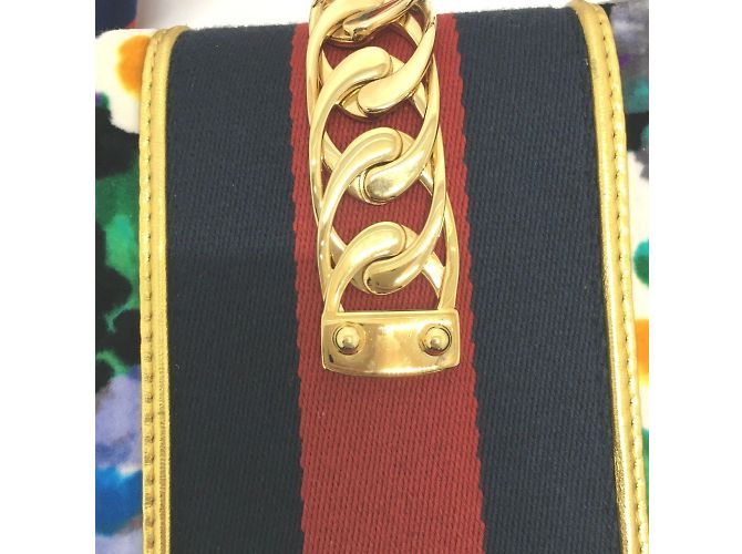 Borsa a spalla con nastro floreale Gucci - vista 7