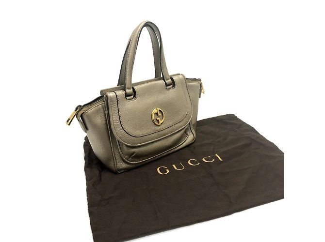 Borsa Gucci 282481 GG D'oro - vista 13