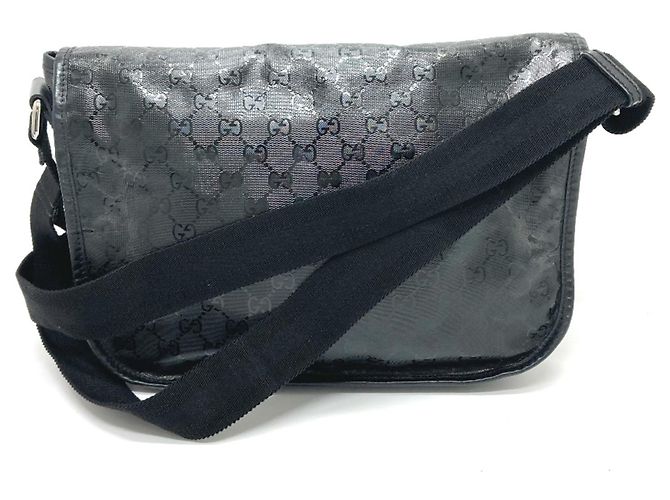Borsa a Spalla Gucci 201732 GG Implementation Kaban Nero - vista 2
