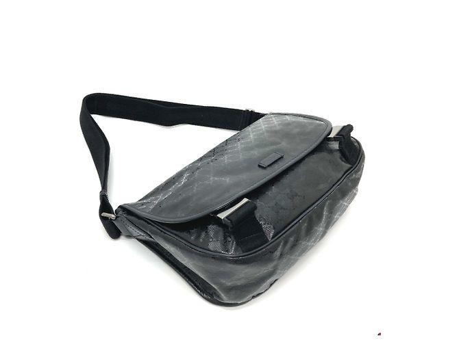 Borsa a Spalla Gucci 201732 GG Implementation Kaban Nero - vista 3