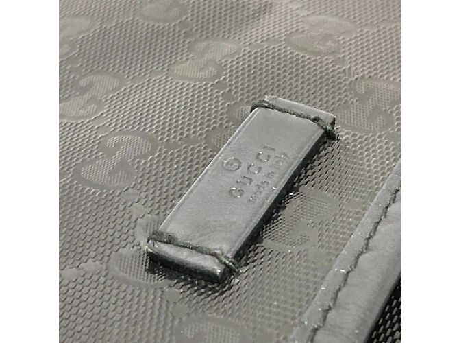 Borsa a Spalla Gucci 201732 GG Implementation Kaban Nero - vista 4