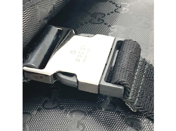 Borsa a Spalla Gucci 201732 GG Implementation Kaban Nero - vista 5