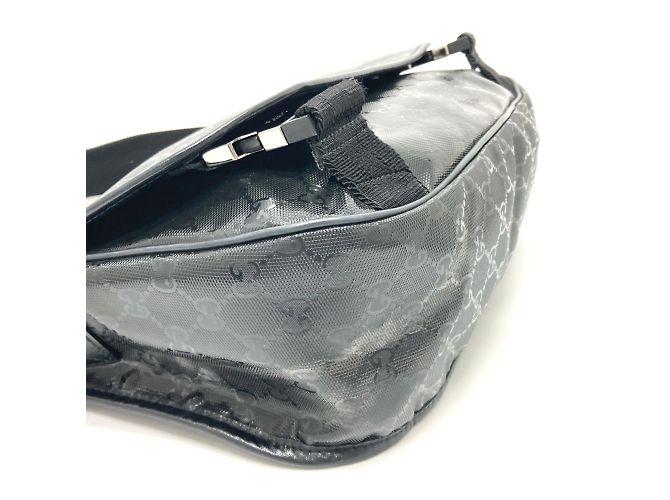 Borsa a Spalla Gucci 201732 GG Implementation Kaban Nero - vista 6