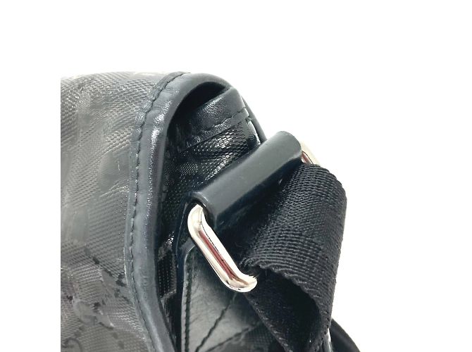 Borsa a Spalla Gucci 201732 GG Implementation Kaban Nero - vista 9