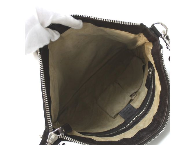 Gucci Brown Leather Shoulder Bag - view 3