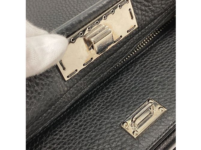 Borsa in pelle nera Fendi 7VA406 Nero - vista 11