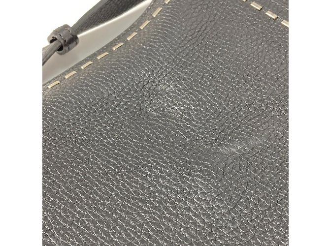 Borsa in pelle nera Fendi 7VA406 Nero - vista 13