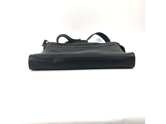 Borsa in pelle nera Fendi 7VA406 Nero - vista 4