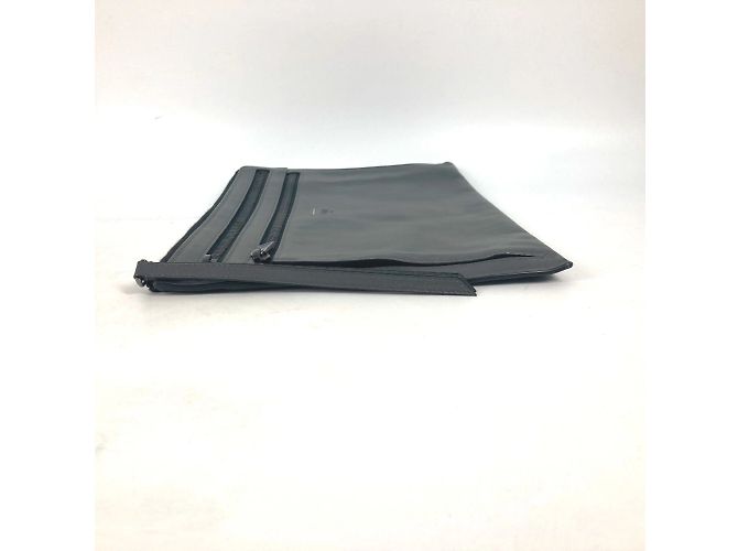 Pochette en cuir gris Fendi Marron - vue 3