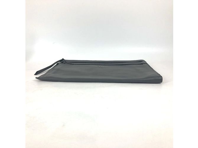 Pochette en cuir gris Fendi Marron - vue 4