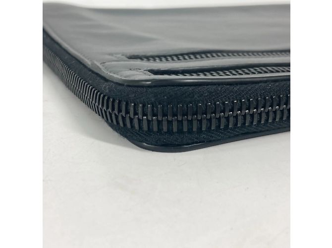 Pochette en cuir gris Fendi Marron - vue 7