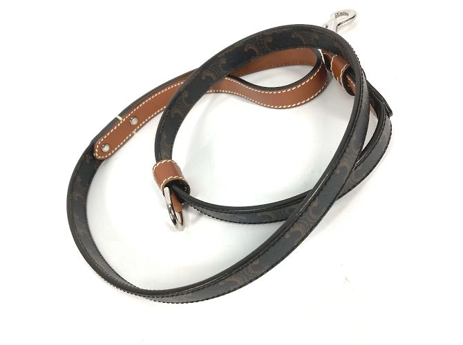 Céline Laisse pour chien Celine Triomphe en marron tan - vue 5