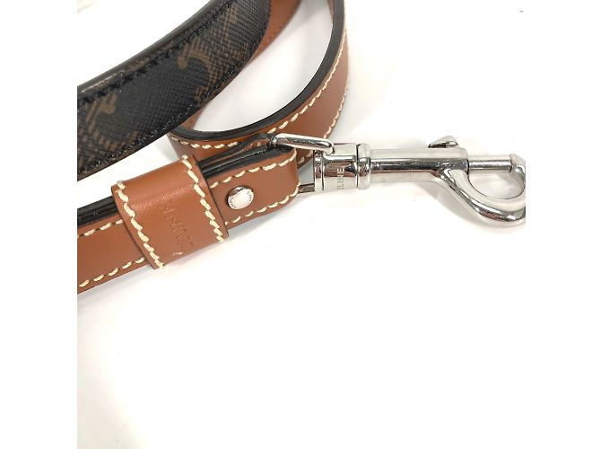 Céline Laisse pour chien Celine Triomphe en marron tan - vue 6