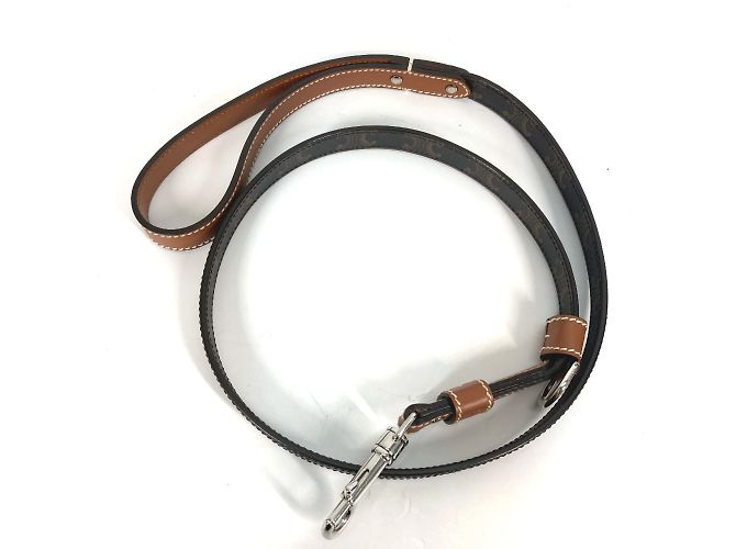 Céline Laisse pour chien Celine Triomphe en marron tan - vue 7