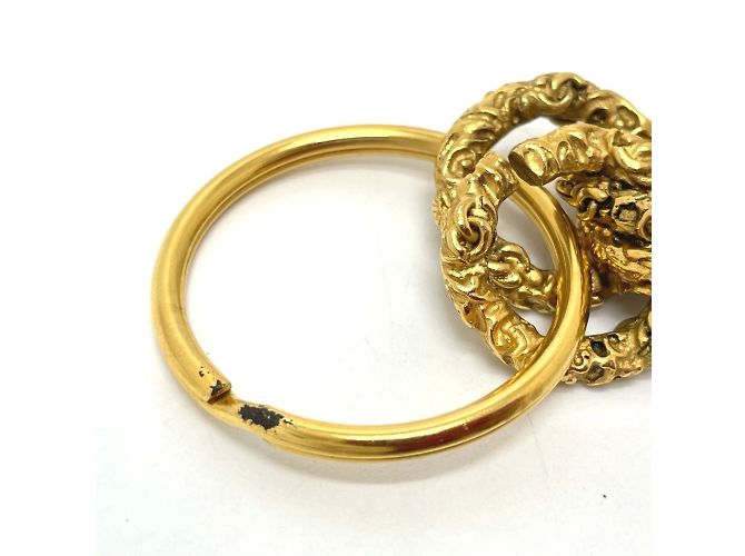 Portachiavi Chanel Coco CC Mark Charm D'oro - vista 6