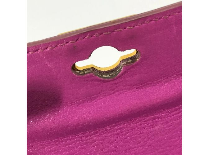 Céline Celine Vintage lila Lederhandtasche - Ansicht 15