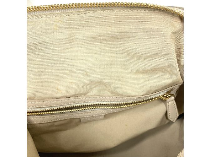 Céline Bolsa de mão Celine com logo antigo em bege - vista 13